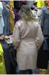 Нежно-розовое пальто